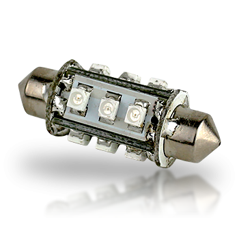 Lunasea Pointed Festoon 9 LED Light Bulb - 42mm LLB-18LC-21-01 LLB-18LW-21-01 Lunasea Pointed Festoon 9 LED Light Bulb - 42mm LLB-18LC-21-01 LLB-18LW-21-01