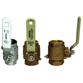 Groco NPT Treads Inline Ball Valve, Bronze or Stainless, 3/4", 1", 1-1/4" IBV-750 IBV-1000 IBV-1250 IBV-750S IBV-1000S IBV-1250S Groco NPT Treads Inline Ball Valve, Bronze or Stainless, 3/4", 1", 1-1/4" IBV-750 IBV-1000 IBV-1250 IBV-750S IBV-1000S IBV-1250S
