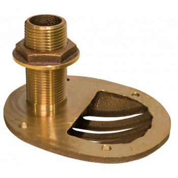 Groco 3/4" NPS NPT Combo Scoop Thru Hull STH-750-W Groco 3/4" NPS NPT Combo Scoop Thru Hull STH-750-W