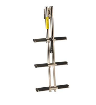 Garelick 3-Step Telescoping Stainless Steel Transom-Mount Diver Ladder 19843-01 Garelick 3-Step Telescoping Stainless Steel Transom-Mount Diver Ladder 19843-01