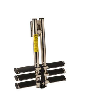 Garelick 3-Step Telescoping Stainless Steel Transom-Mount Diver Ladder 19843-01 Garelick 3-Step Telescoping Stainless Steel Transom-Mount Diver Ladder 19843-01