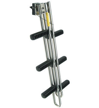 Garelick 4-Step Stainless Steel Gull Wing Step Ladder 19854-01 Garelick 4-Step Stainless Steel Gull Wing Step Ladder 19854-01