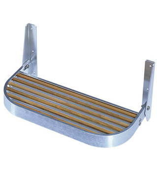 Garelick Rounded Teak Footrest 27515-01 Garelick Rounded Teak Footrest 27515-01