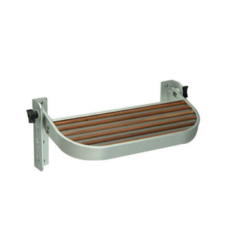 Garelick Adjustable Rounded Teak Footrest 27516-01 Garelick Adjustable Rounded Teak Footrest 27516-01