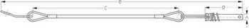 Sea Dog SS Release Pin & Lanyard - Straight Pin Sea Dog SS Release Pin & Lanyard - Straight Pin