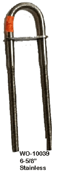 Bow Eye U-Bolt Stainless 6-5/8" WO-10039 Bow Eye U-Bolt Stainless 6-5/8" WO-10039