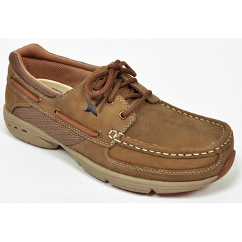 Rugged Shark Men's Hatteras 3 Eye Boat Shoe (Oak) RS-HATTERAS Rugged Shark Men's Hatteras 3 Eye Boat Shoe (Oak) RS-HATTERAS