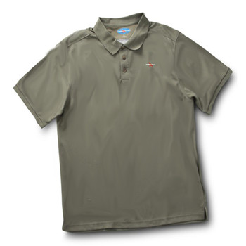 Rugged Shark® Men's Sand Tiger Shark Polo Shirt (Sage) 5101011 Rugged Shark® Men's Sand Tiger Shark Polo Shirt (Sage) 5101011