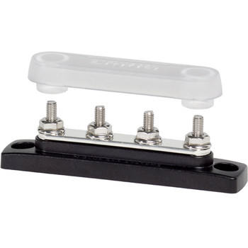 Blue Sea Systems Common 100A Mini BusBar - 4 Gang with Cover 2315 Blue Sea Systems Common 100A Mini BusBar - 4 Gang with Cover 2315