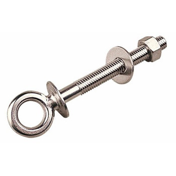Sea Dog Stainless Eye Bolt with Shoulder 8mm 080488 Sea Dog Stainless Eye Bolt with Shoulder 8mm 080488