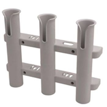 Sea Dog 3 Pole Side Mount Rod Holder/Storage Rack - White 325038-1 Sea Dog 3 Pole Side Mount Rod Holder/Storage Rack - White 325038-1