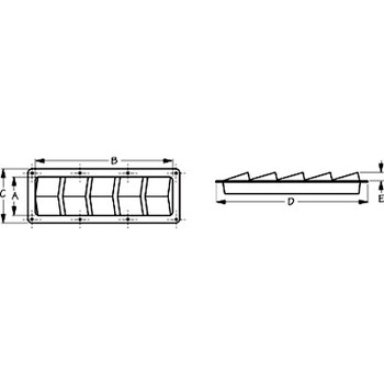 Sea Dog Stainless Louvered 10 Slot Vent 331280 Sea Dog Stainless Louvered 10 Slot Vent 331280