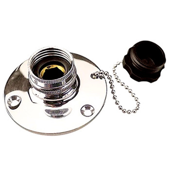 Sea Dog Chrome Brass Fresh Water Inlet 512110-1 Sea Dog Chrome Brass Fresh Water Inlet 512110-1