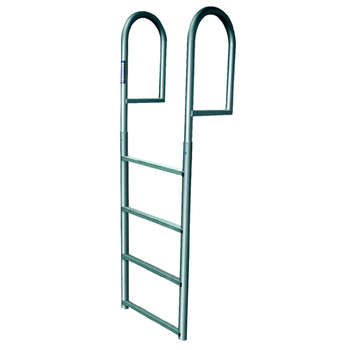 JIF Marine 4-Step Aluminum Stationary Ladder DJV4 JIF Marine 4-Step Aluminum Stationary Ladder DJV4