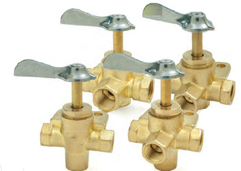 Scepter 1/4"FNPT Female/Male Brass Shut-Off Valve Scepter 1/4"FNPT Female/Male Brass Shut-Off Valve