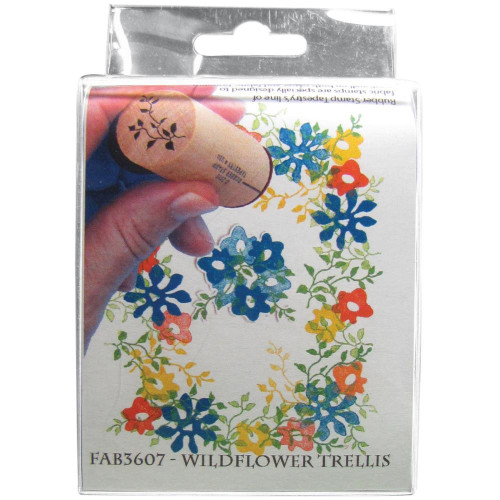Rubber Stamps Wildflower Trellis Set