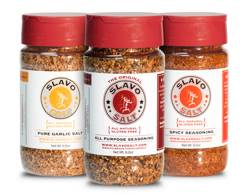 The triple threat – the trio includes 6oz bottles of Original, Garlic and Spicy the perfect trio for all kitchens and culinary aficionados.