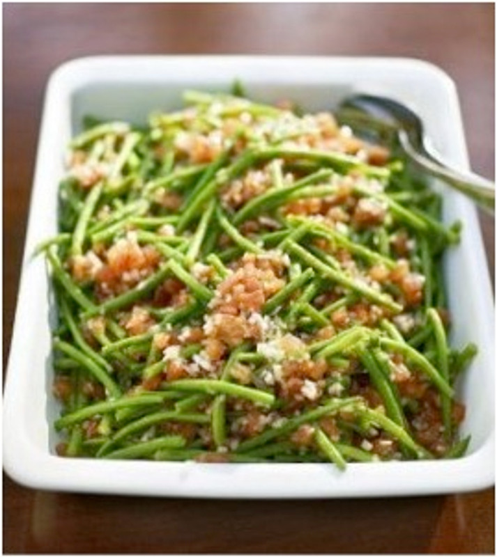 Slavo's Green Bean Almondine