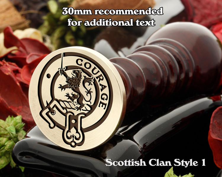 Cumming Scottish Clan Wax Seal D1