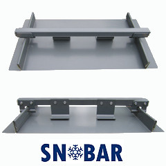 snobar snow bar guards system seam retention systems metal rail standing mission sno