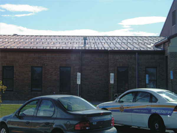 WindBar in use on the Lincoln County Justice Center