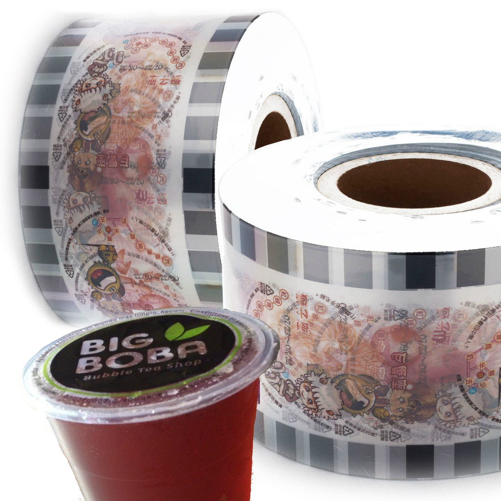 Custom Printed Sealing Film for Bubble Tea Cups