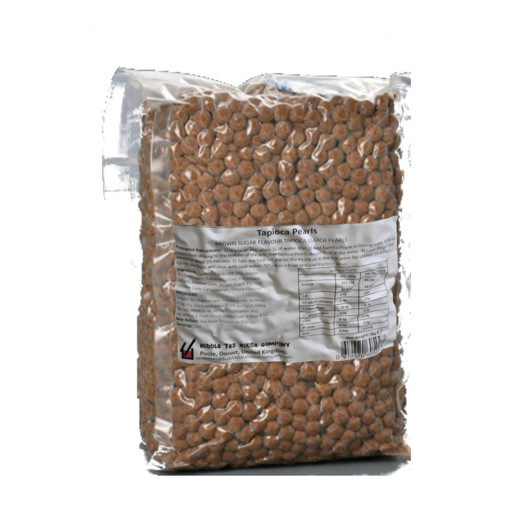 CASE of Tapioca Pearls (8.5mm) (6 x 3kg = £6.50each)