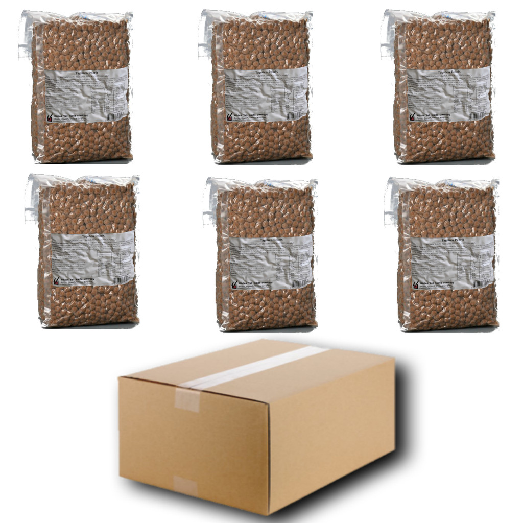 CASE of Tapioca Pearls (8.5mm) (6 x 3kg = £6.50each)