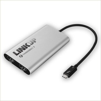 LINKUP Thunderbolt 3 to Dual 4K HDMI 2.0 adapter for Mac and Windows LINKUP Thunderbolt 3 to Dual 4K HDMI 2.0 adapter for Mac and Windows