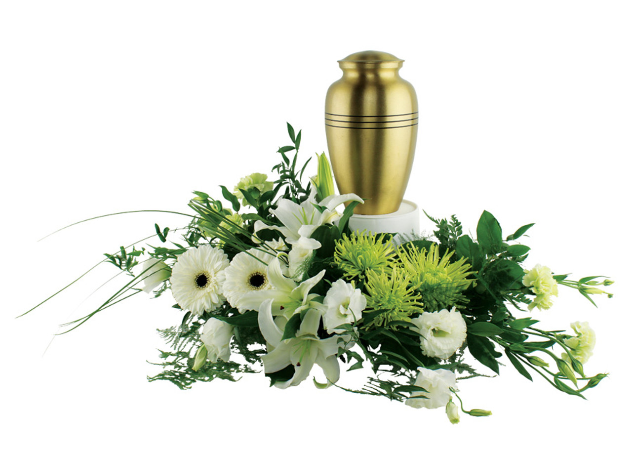 Honored Remembrance Urn Arrangement Rose & Blossom