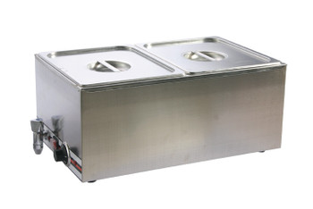 Pro Restaurant Equipment Bain Marie, Double Section, 2 Pans Pro Restaurant Equipment Bain Marie, Double Section, 2 Pans