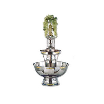Buffet Enhancements Champagne Fountain, 7 Gal, SS, Silver Trim Buffet Enhancements Champagne Fountain, 7 Gal, SS, Silver Trim