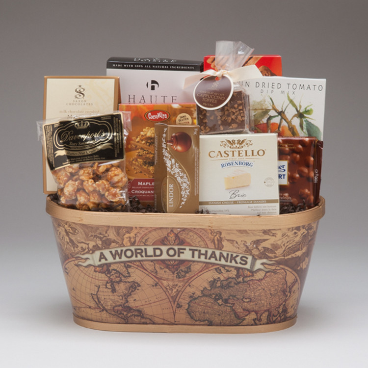 This wonderful gift is the perfect mix of savoury & sweet and includes some of our favourites...Butter-Nut Crunch & CocoMira Maple Crunch (oh my!). This gift is sure to be enjoyed, and will communicate a very effective "Thank-You" to all who receive it!