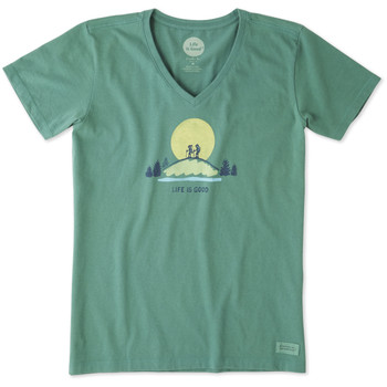 Life Is Good®Womens Vista Hike Crusher V-neck Short Sleeve T-shirt Life Is Good®Womens Vista Hike Crusher V-neck Short Sleeve T-shirt