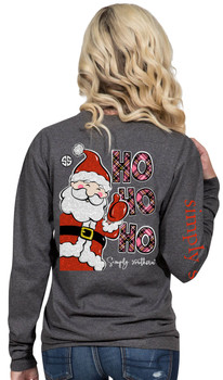 Simply Southern Ho Ho Ho Long Sleeve T-shirt Simply Southern Ho Ho Ho Long Sleeve T-shirt