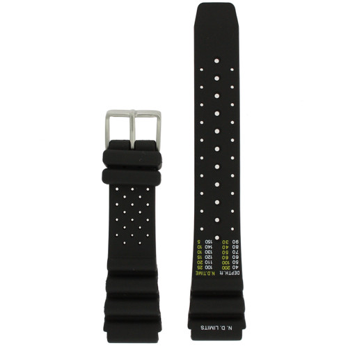 Citizen Watch Band Hyper Aqualand Eco Drive 20mm Rubber Watch Strap 59-L7404