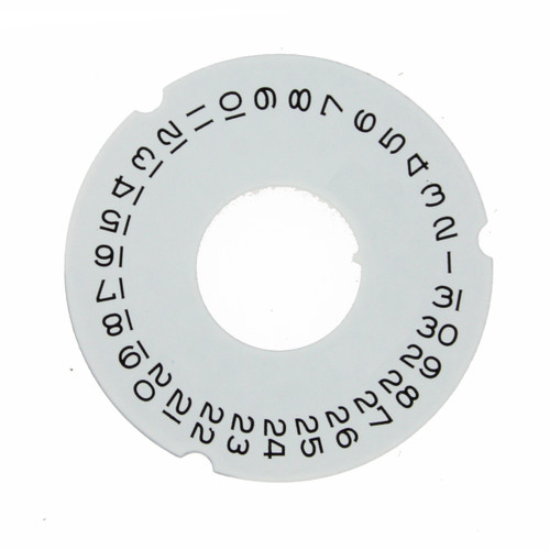 Date Dial Disc to Generic Rolex 3055 White Color 2557-3055W - Main