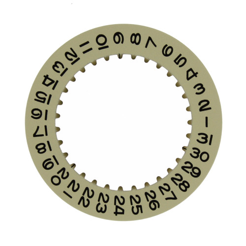 Date Dial Disc to Generic Rolex 3135 and 3155 Champagne Color 2557-3135G - Main