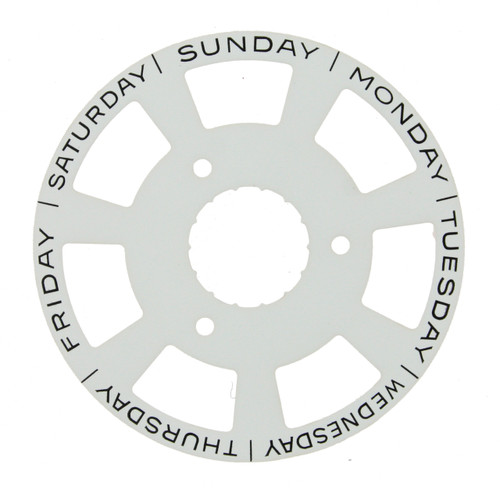 Day Dial Disc to Generic Rolex 3156 White Color 2561-3156W - Main