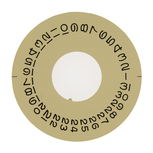 Date Dial Disc to Generic Rolex 1556 Champagne Color 2557-1556G - Main