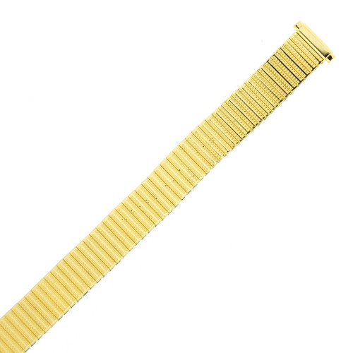 Watch Band Ladies Expansion Metal Stretch Gold-tone - TSMET198