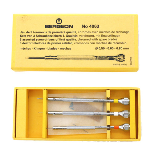 Bergeon Screwdriver Set Storage Case 4063 | Tool for Watchmakers and Watch Repair - Main