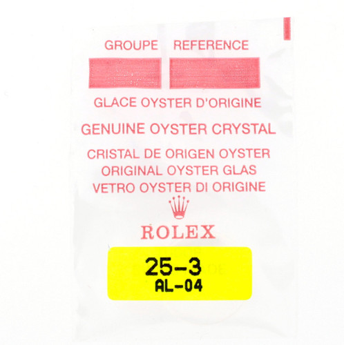 Original Rolex Crystal 25-3 | Oyster Tudor Crystal | Watch Material | Genuine Parts |