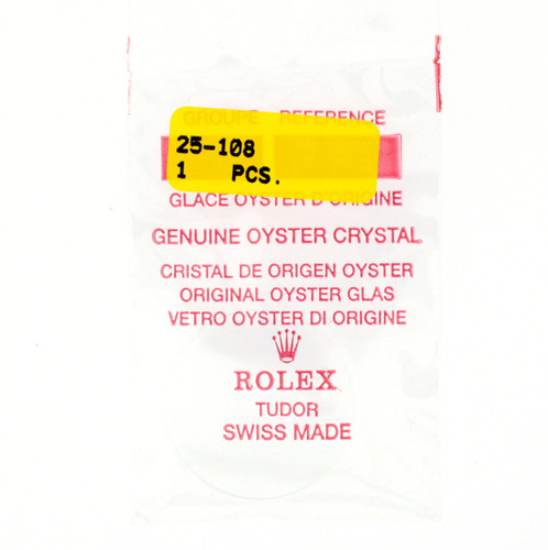 Original Rolex Crystal 25-108 | Oyster Tudor Crystal | Watch Material | Genuine Parts |