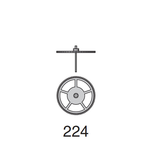 Valjoux 7750 Second Wheel SS Wheel