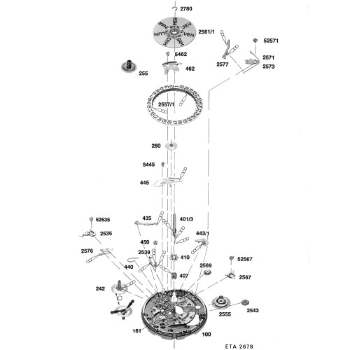 balance complete ETA 2670