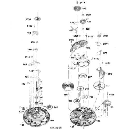 ETA 2678 PArts