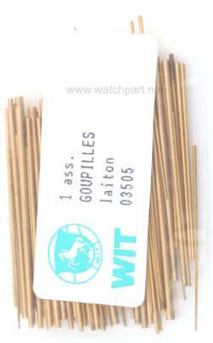 Conical Brass Pin Assortment 100 Pcs