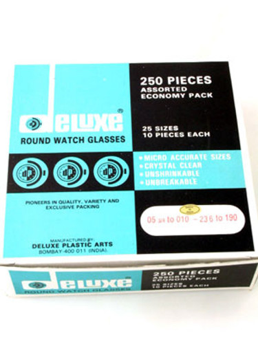 Watch Crystal Plastic ASSORTMENT - Main