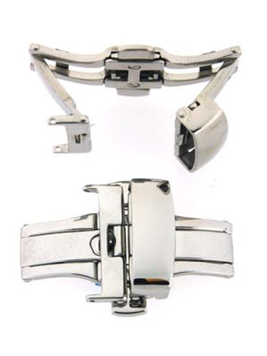 Deployment buckle stainless Steel with Push button -DEPLOYMENT BUCKLE 5 - Main